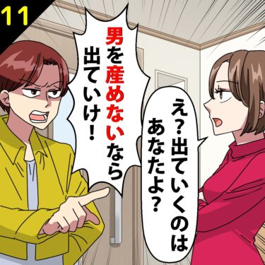 【#11】夫「男を産めないなら出ていけ！」⇒私「え？捨てられてるのはあなただけど？」